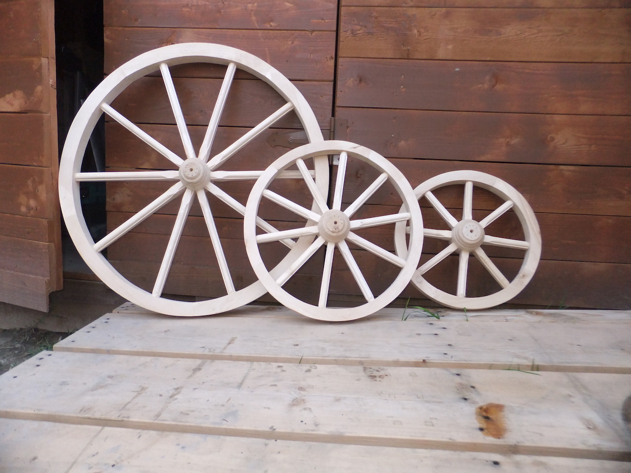 Wooden Cart Wagon Wheel 30cm 40cm 50cm, Decorative Wooden Cart Wheels